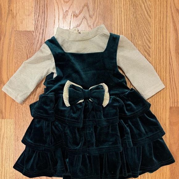 Baby/Toddler Girl Blueberi Boulevard Velvet jumper and top set! 12M - worn once! - Picture 7 of 8